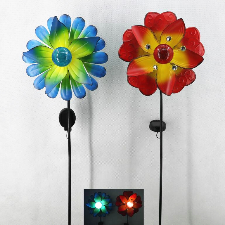 LED flower spring garden stake 